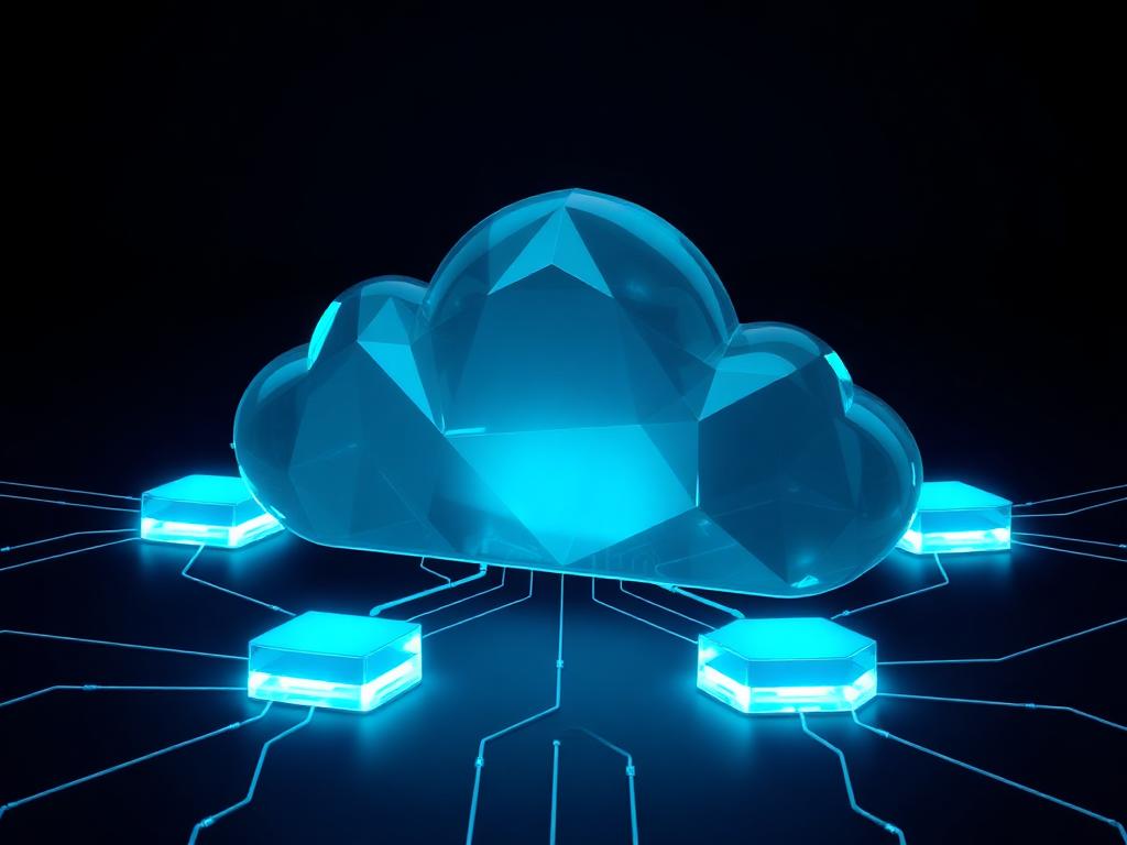 Cloud Computing — abstract technology illustration