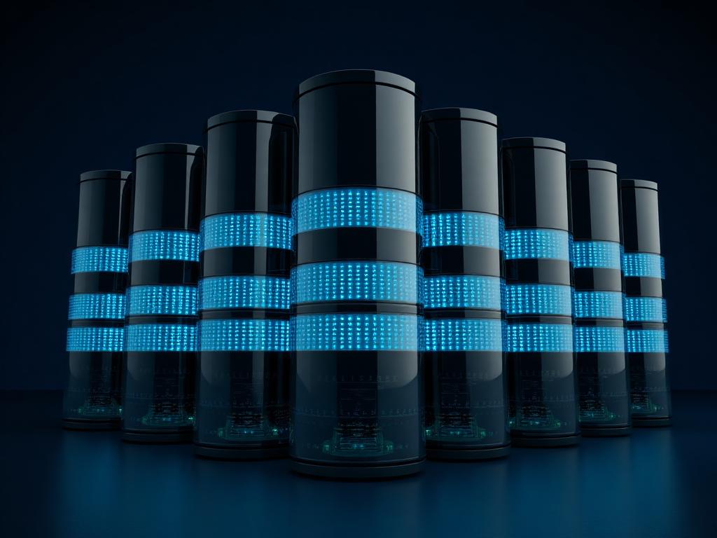 Database Solutions — abstract technology illustration